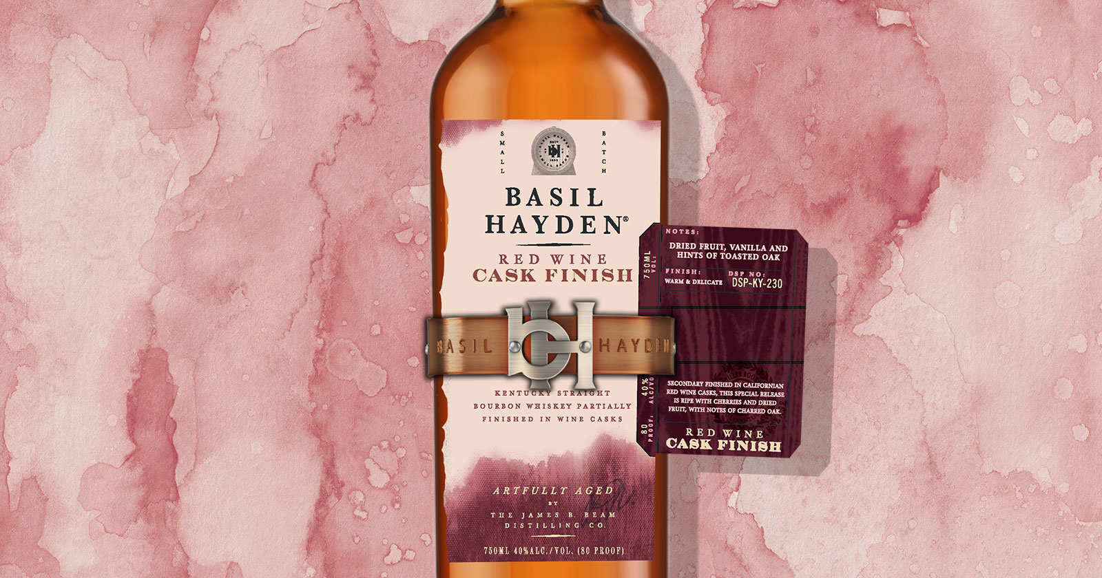 Basil Hayden releases Red Wine Cask Finish