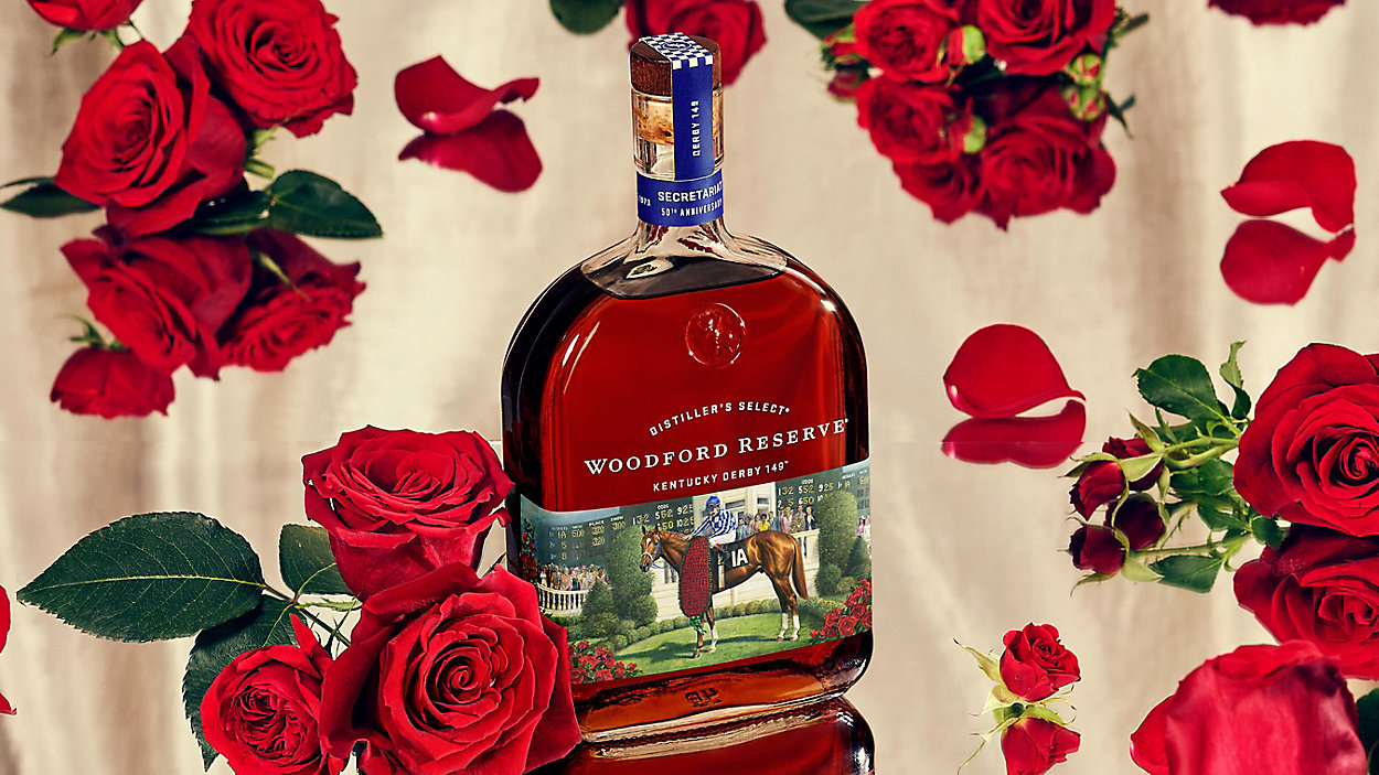 Secretariat will be featured on Woodford Reserve 2023 Kentucky Derby bottle